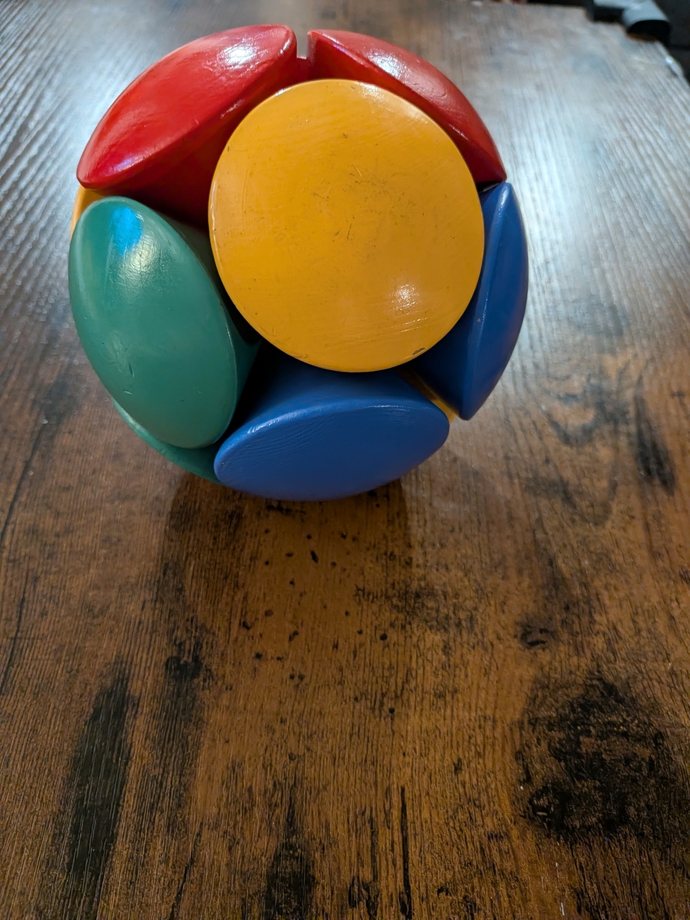 Vintage IKEA MULA Magnetic Wooden Ball Toy